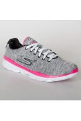 TÊNIS SKECHERS GO FIT TR STELLAR FEMININO - Cinza/pink TÊNIS SKECHERS GO FIT TR STELLAR FEMININO - Cinza/pink
