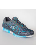 TÊNIS SKECHERS GO FLEX ABILITY FEMININO - Grafite/azul