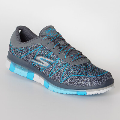 TÊNIS SKECHERS GO FLEX ABILITY FEMININO - Grafite/azul