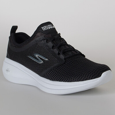 TÊNIS SKECHERS GO RUN FAST FEMININO - Preto/branco