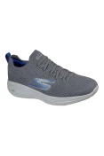 TÊNIS SKECHERS GO RUN FAST - MONOGRAM MASCULINO - Grafite/azul TÊNIS SKECHERS GO RUN FAST - MONOGRAM MASCULINO - Grafite/azul