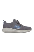 TÊNIS SKECHERS GO RUN FAST - MONOGRAM MASCULINO - Grafite/azul TÊNIS SKECHERS GO RUN FAST - MONOGRAM MASCULINO - Grafite/azul