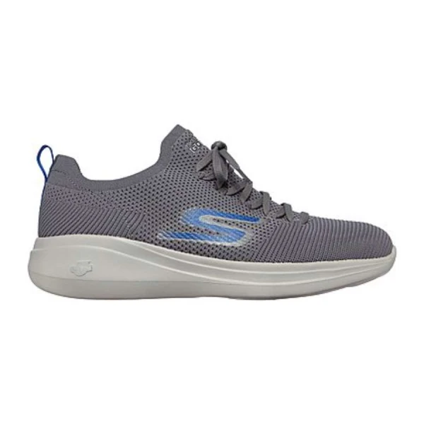 TÊNIS SKECHERS GO RUN FAST - MONOGRAM MASCULINO - Grafite/azul TÊNIS SKECHERS GO RUN FAST - MONOGRAM MASCULINO - Grafite/azul