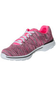 TÊNIS SKECHERS GO WALK 3 CONTEST FEMININO - Pink/preto
