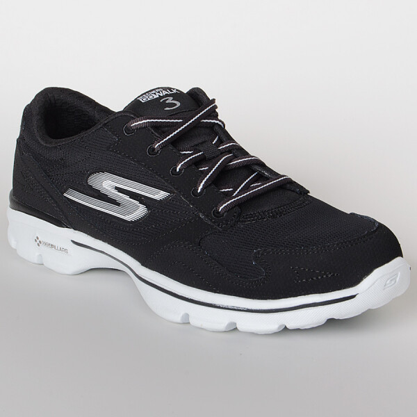 TÊNIS SKECHERS GO WALK 3 VICTOR FEMININO - Preto/branco