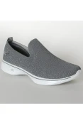 TÊNIS SKECHERS GO WALK 4 GIFTED FEMININO - Grafite/branco TÊNIS SKECHERS GO WALK 4 GIFTED FEMININO - Grafite/branco