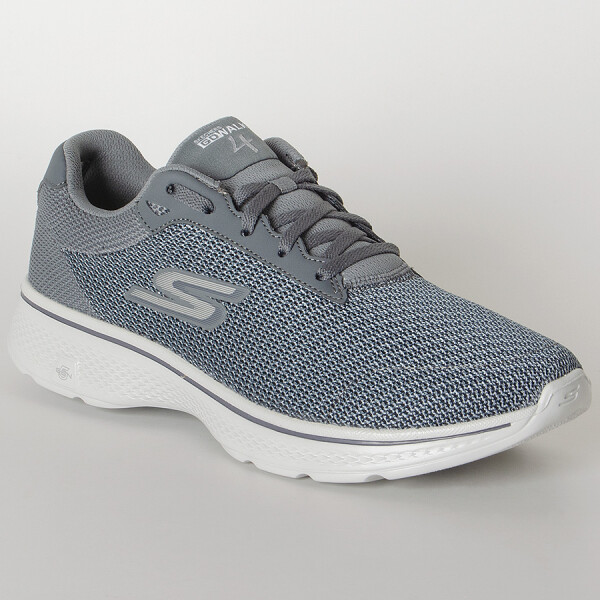 TÊNIS SKECHERS GO WALK 4 NOBLE MASCULINO - Grafite/cinza