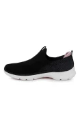 TÊNIS SKECHERS GO WALK 6 - GLIMMERING FEMININO - Preto/branco
