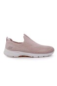 TÊNIS SKECHERS GO WALK 6 - GLIMMERING FEMININO - Rosa/branco