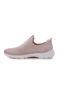 TÊNIS SKECHERS GO WALK 6 - GLIMMERING FEMININO - Rosa/branco