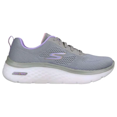 TÊNIS SKECHERS GO WALK HYPER BURST FEMININO - Cinza/lilas TÊNIS SKECHERS GO WALK HYPER BURST FEMININO - Cinza/lilas