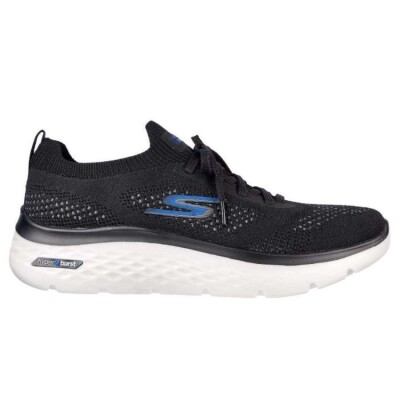 TÊNIS SKECHERS GO WALK HYPER BURST MARITIME MASCULINO - Preto/cinza