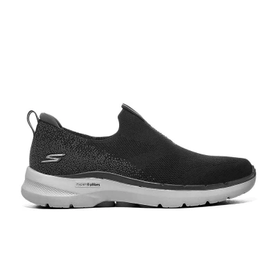 TÊNIS SKECHERS GOWALK 6 MASCULINO - Preto/cinza TÊNIS SKECHERS GOWALK 6 MASCULINO - Preto/cinza