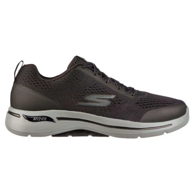 TÊNIS SKECHERS GOWALK ARCH FIT IDÍLICO MASCULINO - Preto/cinza TÊNIS SKECHERS GOWALK ARCH FIT IDÍLICO MASCULINO - Preto/cinza