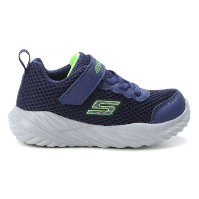 TENIS SKECHERS NITRO SPRINT - KRODON INFANTIL - Marinho/cinza