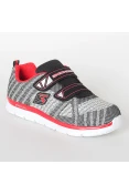 TÊNIS SKECHERS SKECH LITE COMFY STEPZ INFANTIL - Cinza/vermelho TÊNIS SKECHERS SKECH LITE COMFY STEPZ INFANTIL - Cinza/vermelho