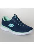 TÊNIS SKECHERS SUMMITS FEMININO - Marinho/branco