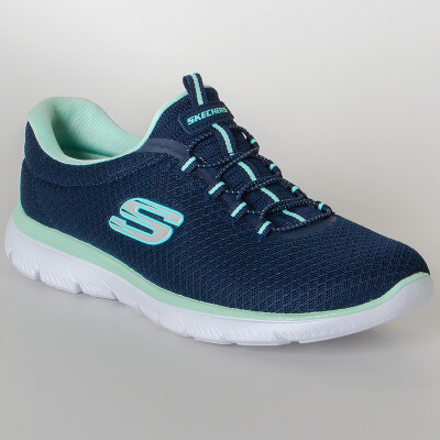 TÊNIS SKECHERS SUMMITS FEMININO - Marinho/branco
