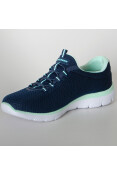 TÊNIS SKECHERS SUMMITS FEMININO - Marinho/branco