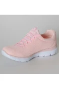 TÊNIS SKECHERS SUMMITS FEMININO - Rosa/branco