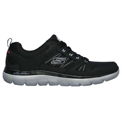 TENIS SKECHERS SUMMITS - NEW WORLD MASCULINO - Preto/grafite TENIS SKECHERS SUMMITS - NEW WORLD MASCULINO - Preto/grafite