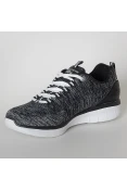 TÊNIS SKECHERS SYNERGY 2.0 HEADLINER FEMININO - Preto/grafite TÊNIS SKECHERS SYNERGY 2.0 HEADLINER FEMININO - Preto/grafite