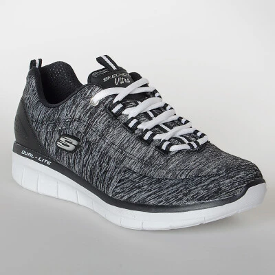 TÊNIS SKECHERS SYNERGY 2.0 HEADLINER FEMININO - Preto/grafite TÊNIS SKECHERS SYNERGY 2.0 HEADLINER FEMININO - Preto/grafite