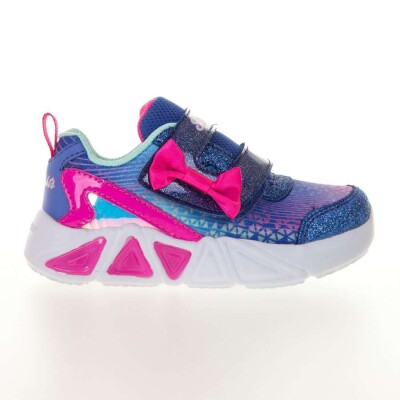 TÊNIS SKECHERS TRI - BRIGHTS - LIL GLEAM INFANTIL - Azul/pink
