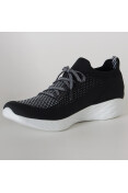 TÊNIS SKECHERS YOU SHINE FEMININO - Preto/branco
