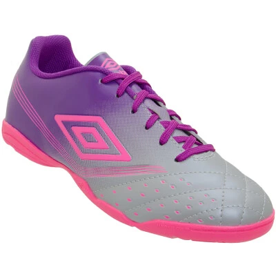 TÊNIS UMBRO FIFTY INDOOR FEMININO - Cinza/roxo