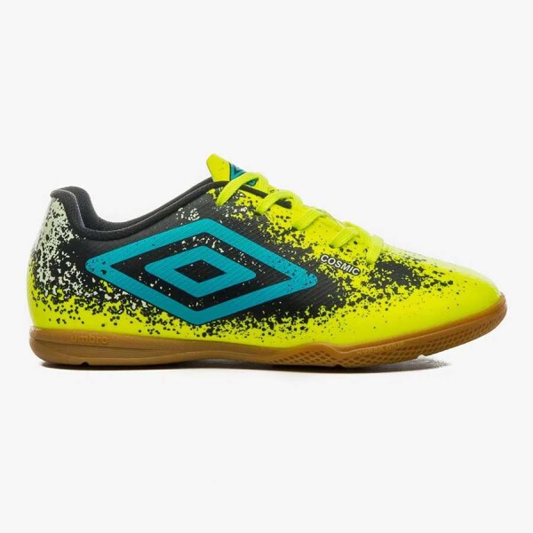 TÊNIS UMBRO FUTSAL COSMIC JR INFANTIL - Amarelo/azul