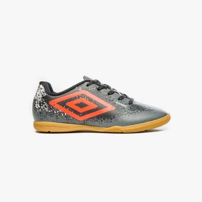 TÊNIS UMBRO FUTSAL COSMIC JR INFANTIL - Grafite/vermelho