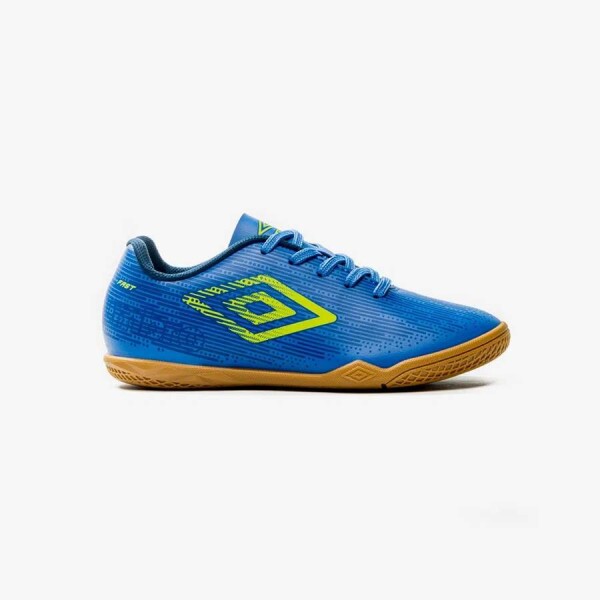 TÊNIS UMBRO FUTSAL FAST INFANTIL - Azul/verde