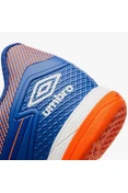 TÊNIS UMBRO FUTSAL PRO 5 BUMP CLUB - Laranja/azul