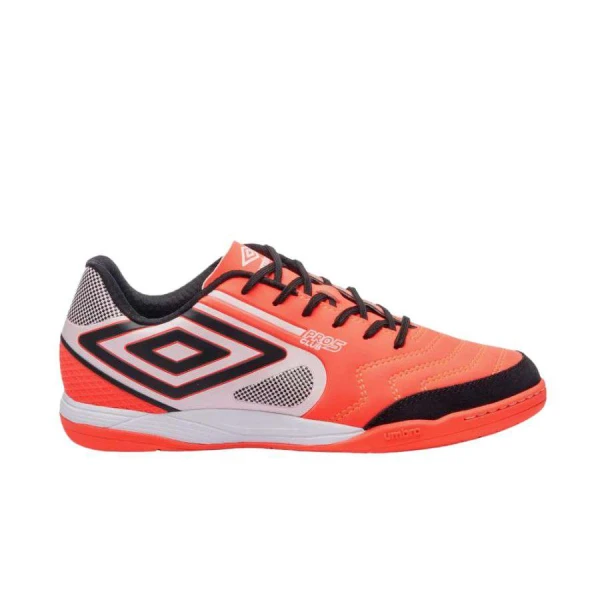 TÊNIS UMBRO FUTSAL PRO 5 BUMP CLUB - Laranja/branco