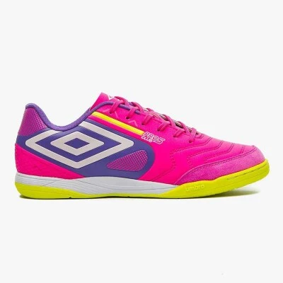 TÊNIS UMBRO FUTSAL PRO 5 BUMP CLUB - Pink/azul