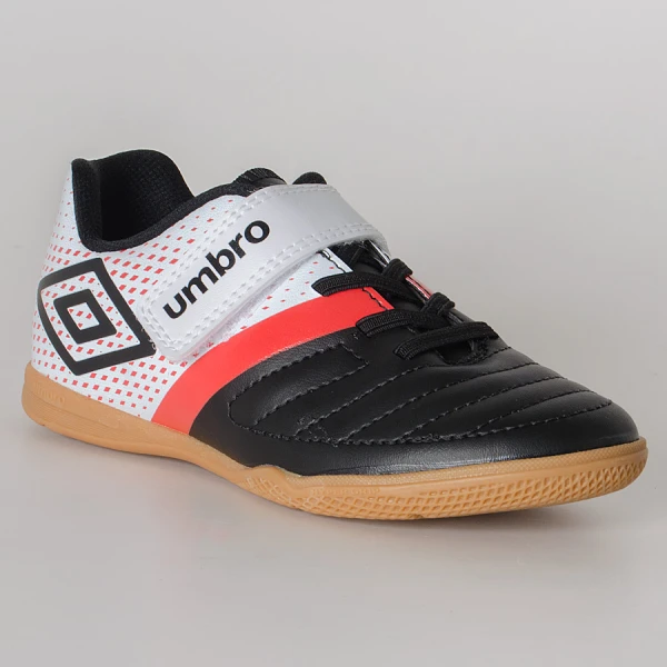 TÊNIS UMBRO FUTSAL SPIRITY INFANTIL - Preto/branco