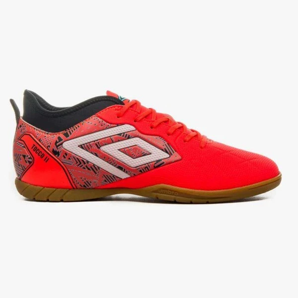 TÊNIS UMBRO FUTSAL TOCCO II CLUB MASCULINO - Vermelho/branco