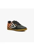 TÊNIS UMBRO FUTSAL WARSKIN INFANTIL - Preto/laranja