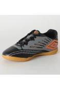 TÊNIS UMBRO INDOOR SPEED IV INFANTIL - Preto/laranja
