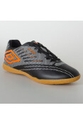 TÊNIS UMBRO INDOOR SPEED IV INFANTIL - Preto/laranja