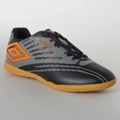 TÊNIS UMBRO INDOOR SPEED IV INFANTIL - Preto/laranja