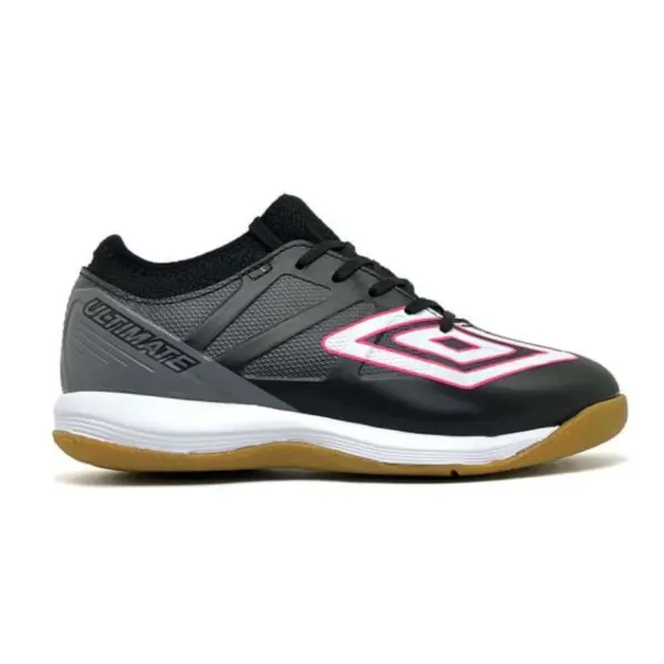 TÊNIS UMBRO ULTIMATE FUTSAL INFANTIL - Preto/pink