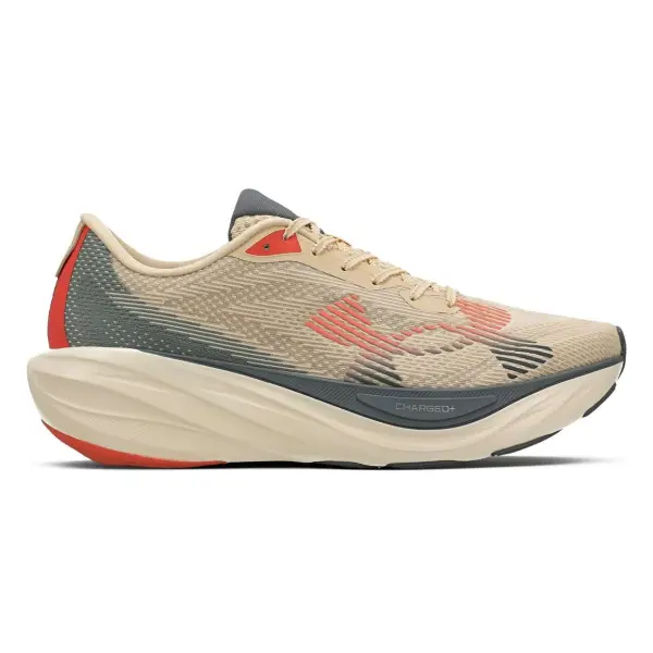 TÊNIS UNDER ARMOUR CHARGED NONSTOP UNISSEX - Bege/chumbo