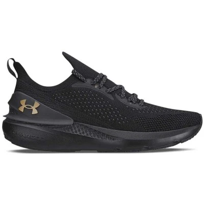 TÊNIS UNDER ARMOUR CHARGED QUICKER MASCULINO - Preto/dourado TÊNIS UNDER ARMOUR CHARGED QUICKER MASCULINO - Preto/dourado