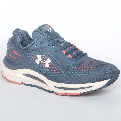 TÊNIS UNDER ARMOUR CHARGED SPREAD FEMININO - Azul/rosa