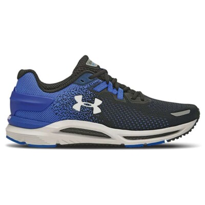 TÊNIS UNDER ARMOUR CHERGED SPREAD KNIT MASCULINO - Preto/azul