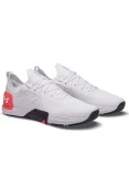 TÊNIS UNDER ARMOUR DE TREINO TRIBASE CROSS QUIRON UNISSEX - Branco/laranja