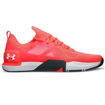 TÊNIS UNDER ARMOUR DE TREINO TRIBASE CROSS QUIRON UNISSEX - Laranja/branco