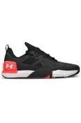 TÊNIS UNDER ARMOUR DE TREINO TRIBASE CROSS QUIRON UNISSEX - Preto/laranja